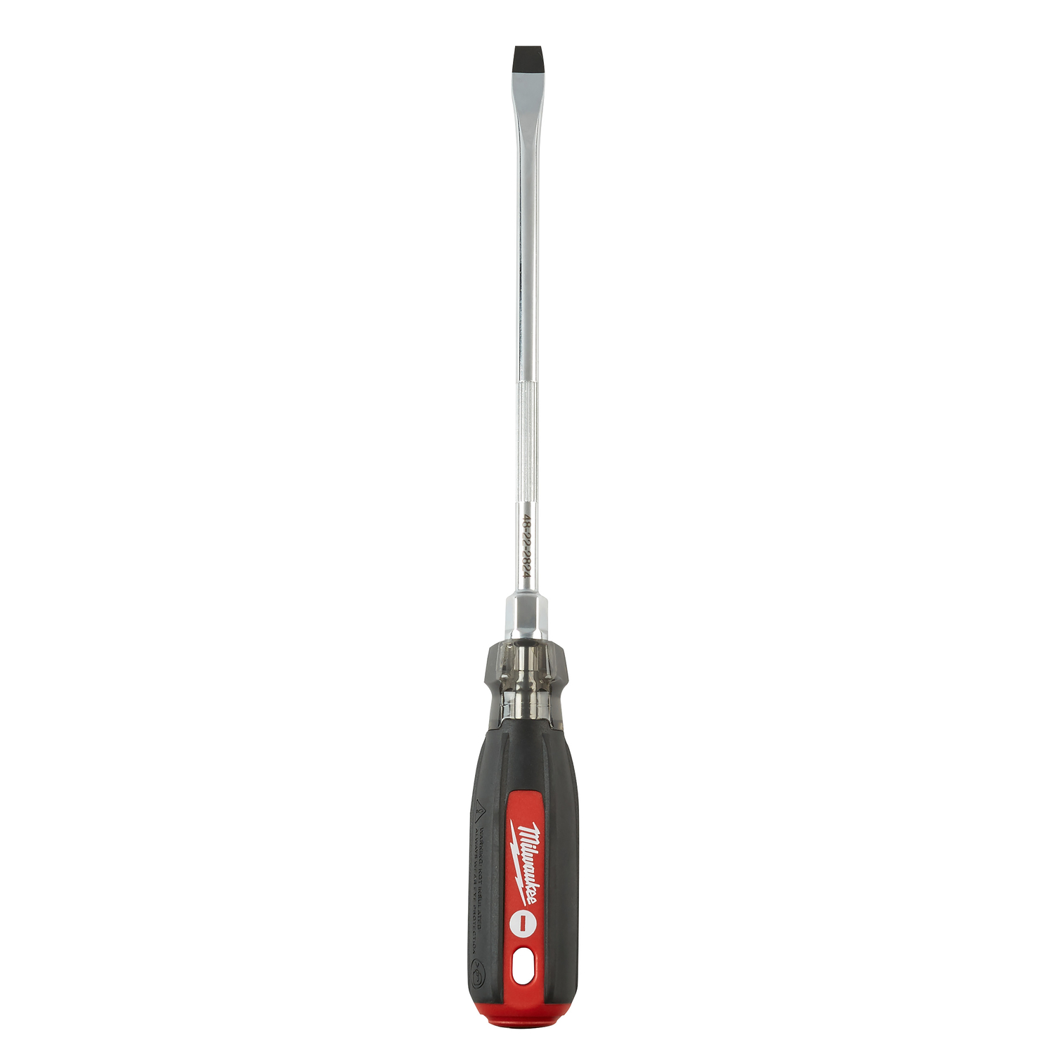 Photos - Screwdriver Milwaukee 3/8 in. X 8 in. L Slotted Cushion Grip  1 pc 48-22-28 