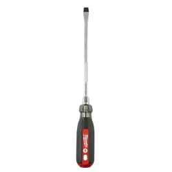 Milwaukee 3/8 in. X 8 in. L Slotted Cushion Grip Screwdriver 1 pc