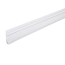 M-D Building Products CINCH White Aluminum/Vinyl Weatherstrip For Doors 36 in. L X 2 in.