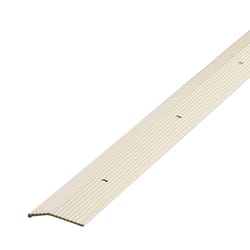 M-D BUILDING PRODUCTS 0.3 in. H X 1.38 in. W X 36 in. L Prefinished Almond Aluminum Carpet Trim