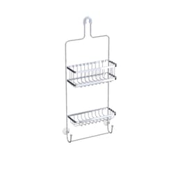 Umbra Bask 36 in. H X 11 in. W X 5 in. L White Shower Caddy - Ace Hardware