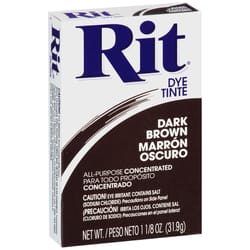 Rit 1.13 oz Dark Brown For Fabric Dye