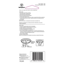 Westinghouse Angelo Medium Base Snap-In Socket 1 pk