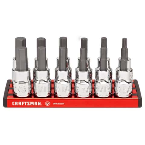 Craftsman metric hex on sale socket set