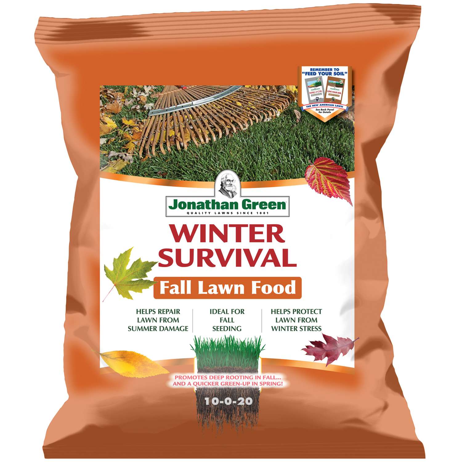 Jonathan Green Winter Survival All-Purpose 10-0-20 Lawn Food 5000 sq