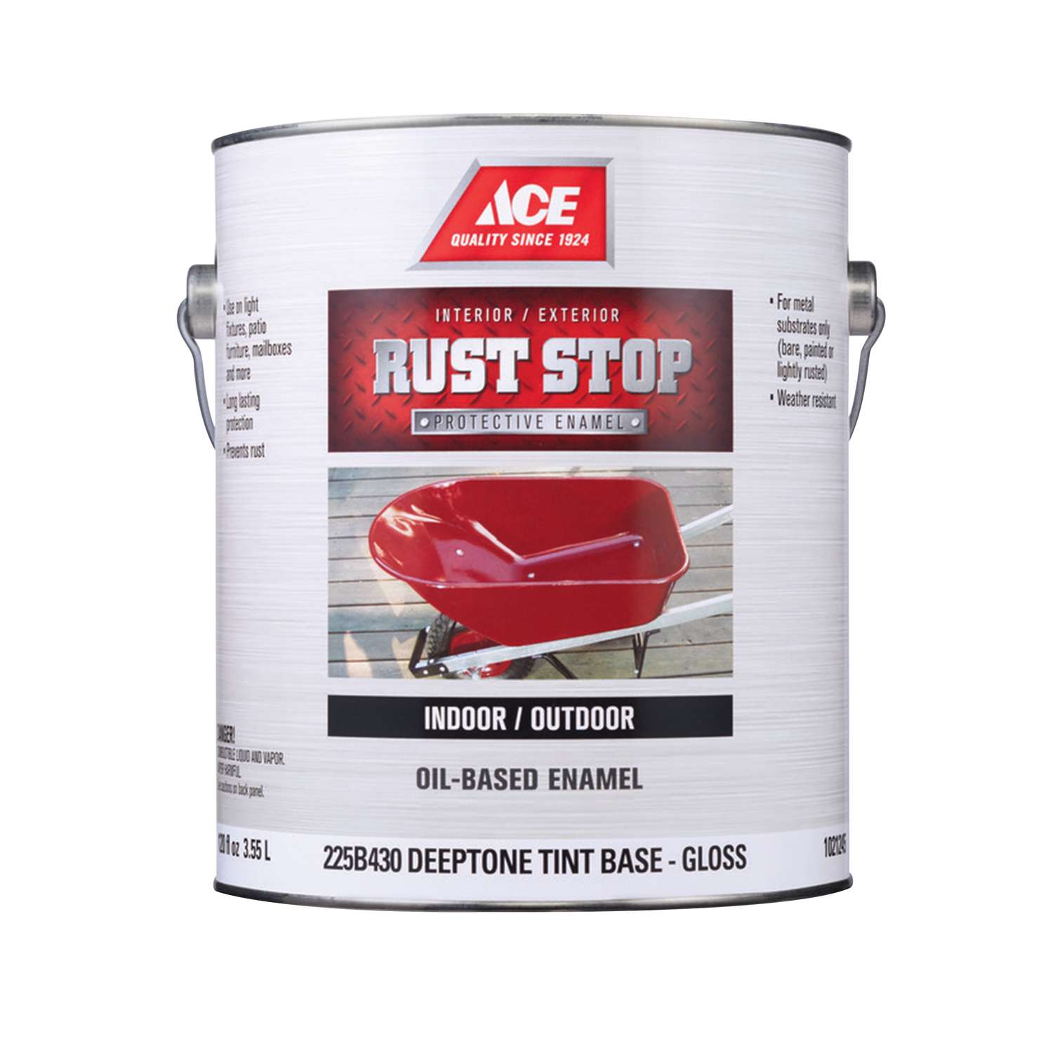 Ace Rust Stop Indoor/Outdoor Tint Base Deep Tone Base Oil-Based Enamel ...