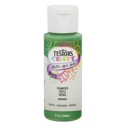 Rust-Oleum Testors Craft Matte Shamrock Water-Based Paint Interior 2 oz