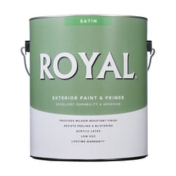 Royal Satin High Hiding White Paint Exterior 1 gal