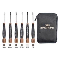 Spec Ops Phillips/Slotted Precision Screwdriver Set 6 pc
