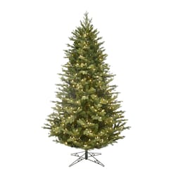 Holiday Bright Lights 1-2 Tree 9 ft. Full LED 600 ct Highland Green Spruce 1-2 Tree Color Changing C