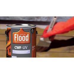 Flood CWF-UV Transparent Smooth Honey Gold Water-Based Acrylic/Oil Penetrating Wood Finish 1 gal