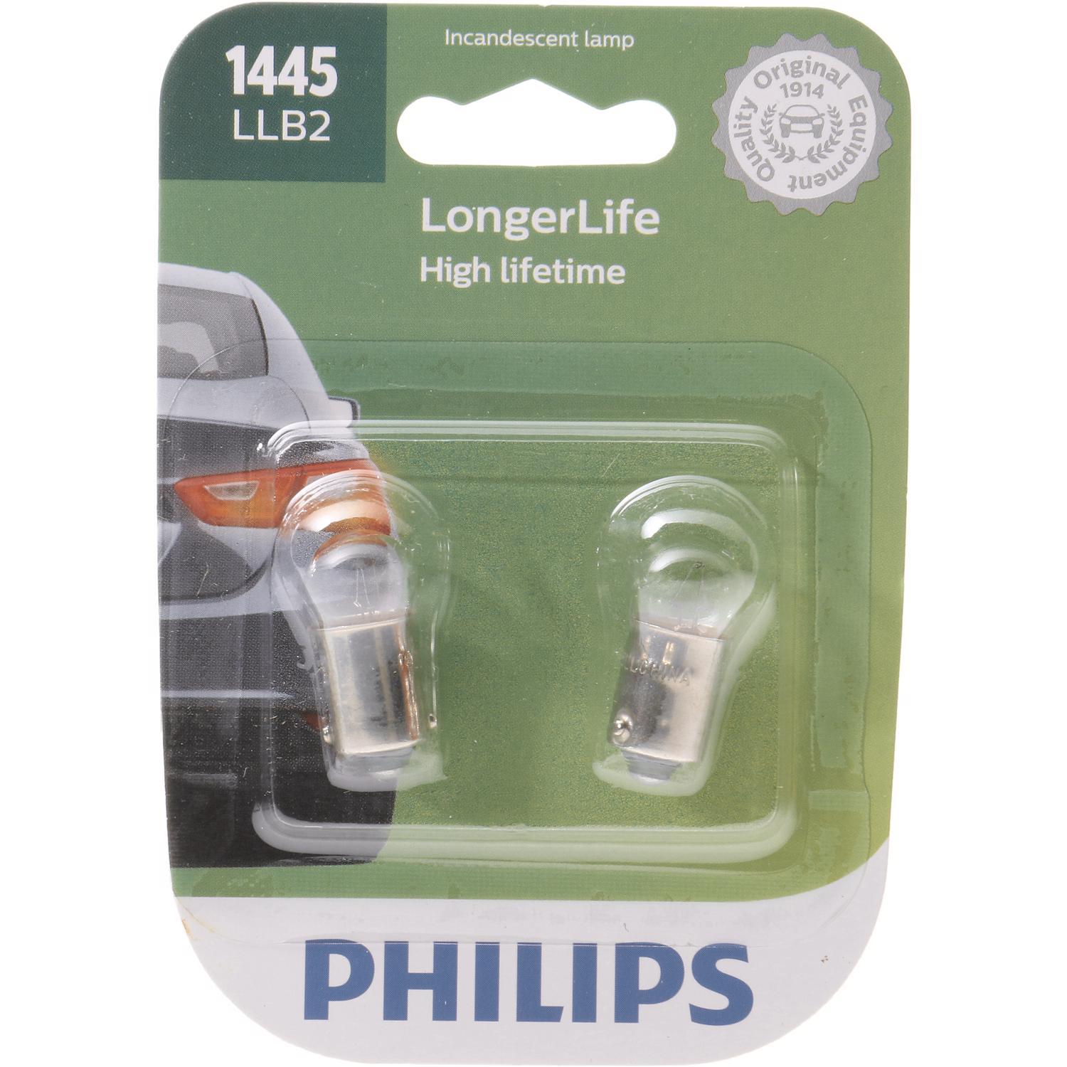 Photos - Light Bulb Philips LongerLife Incandescent Parking/Stop/Tail/Turn Miniature Automotiv 