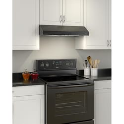 Broan-NuTone Glacier 30 in. W Black Range Hood