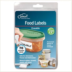 Jokari Erasable Food Labels 70 pk