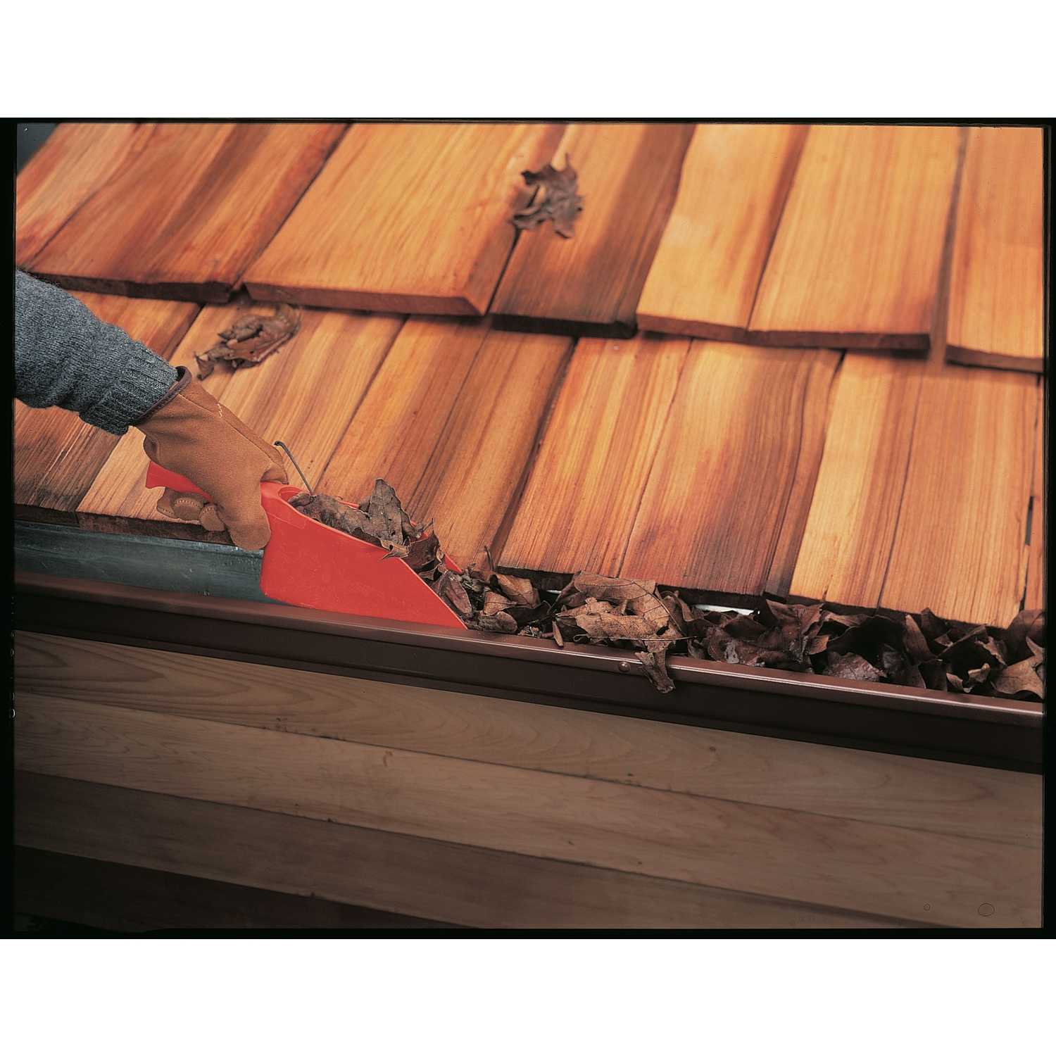 Gutter Getter 6 in. H x 6 in. W x 16 in. L Red Polypropylene Gutter