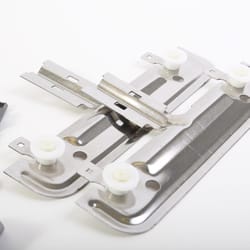 Whirlpool Metal/Plastic Dishwasher Upper Rack Adjuster Kit