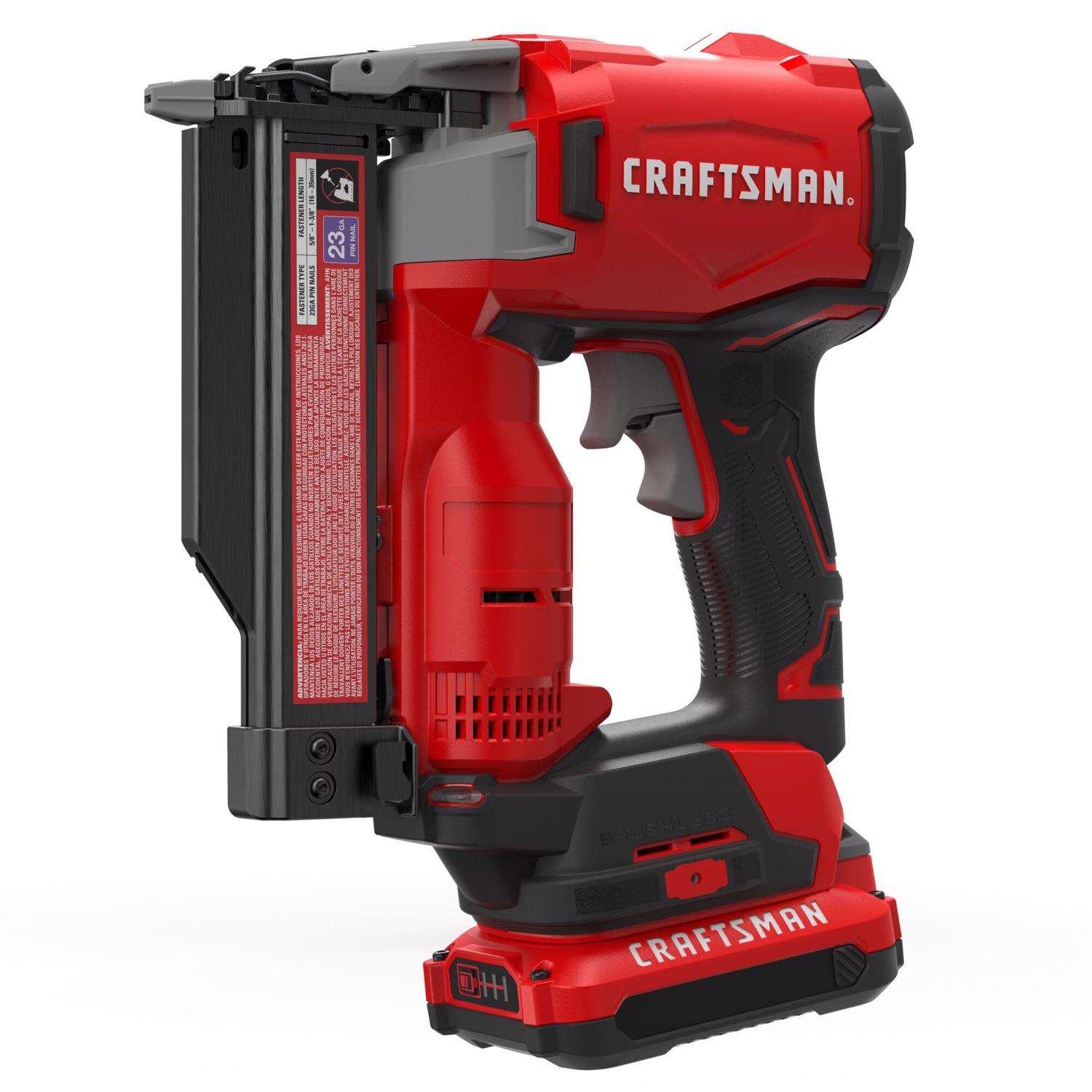 Craftsman V20 23 Ga. Pin Nailer Kit Ace Hardware