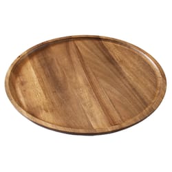 Totally Bamboo Brown 1 in. H X 14 in. D Acacia Wood Lazy Susan