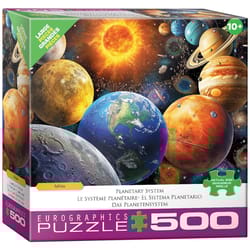 Eurographics Planetary System Jigsaw Puzzle Multicolored 500 pc