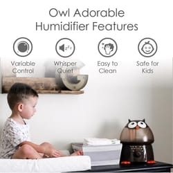 Crane Owl Ultrasonic 1 gal 500 sq ft Ultrasonic Humidifier