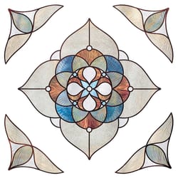Artscape Multicolored Venice Amber Accent Indoor Window Film 12 in. W X 12 in. L