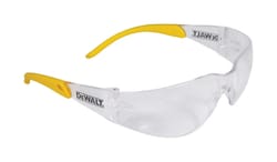 DeWalt Protector Anti-Fog Safety Glasses Clear Lens Yellow Frame 1 pc