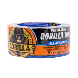 Gorilla All Weather 1.88 in. W X 10 yd L Black Repair Tape