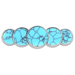 Montana Silversmiths Turquoise Horizon Barrette 1 pk