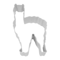 R&M International Llama 3 in. W X 4 in. L Cookie Cutter White 1 pc