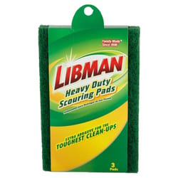 Libman Heavy Duty Scouring Pad For Multi-Purpose 6 in. L 3 pk