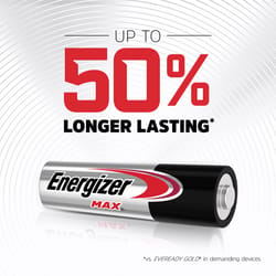 Energizer Max Premium AA Alkaline Batteries 2 pk Carded