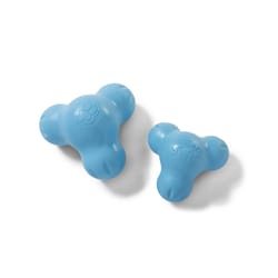 West Paw Zogoflex Blue Plastic Tux Dog Treat Toy/Dispenser Small 1 pk