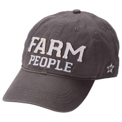 Pavilion We People Farm People Baseball Cap Dark Gray One Size Fits All
