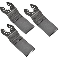 DeWalt Universal Fitment 1-1/4 in. High Carbon Steel Fast Wood Cutting Oscillating Blade 3 pk