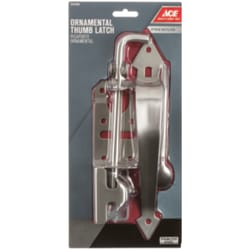 Ace 11 in. H X 3 in. W Stainless Steel Thumb Ornamental Gate Latch