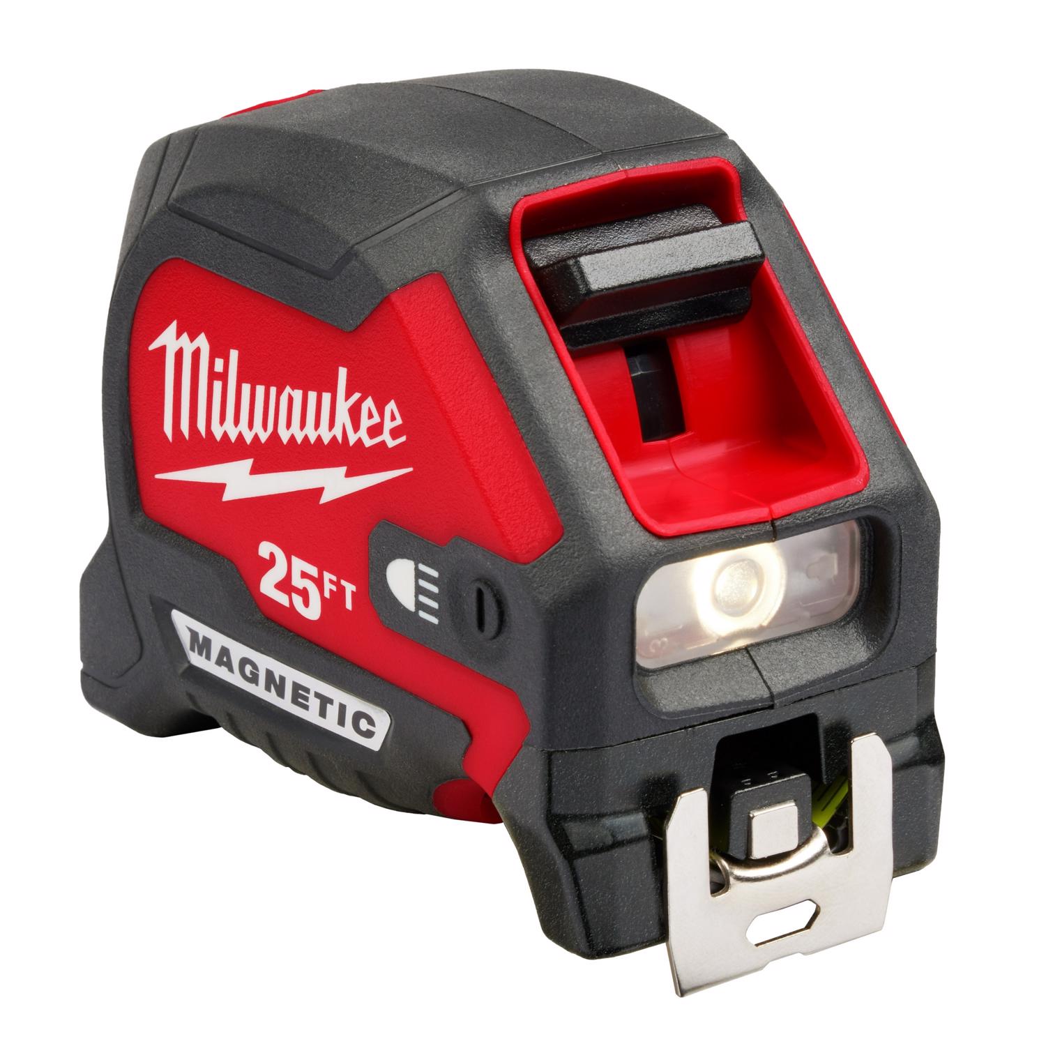 Milwaukee 25 Ft. Compact Wide Blade Magnetic Tape Measure (2-Pack) - COUNTY  LINE DO IT BEST HDWE