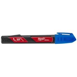 Milwaukee Inkzall Blue Fine Tip Liquid Paint Marker 1 pk