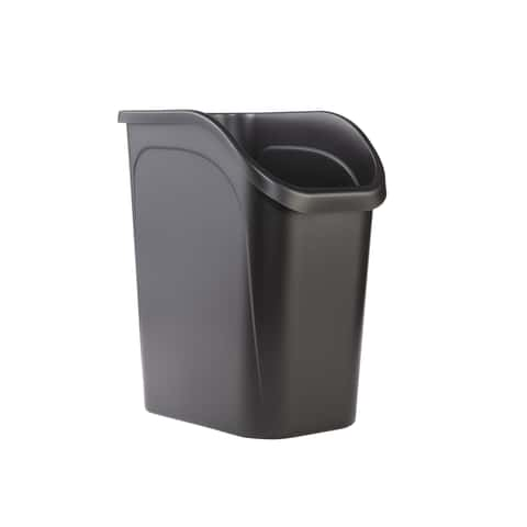 Umbra Garbino 2.25 gal Black Plastic Contemporary Wastebasket - Ace Hardware