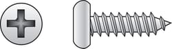 HILLMAN No. 4 Ga. X 5/8 in. L Phillips Pan Head Sheet Metal Screws 100 pk