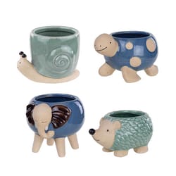 Avera Products Ceramic Animal Succulent Pot Assorted