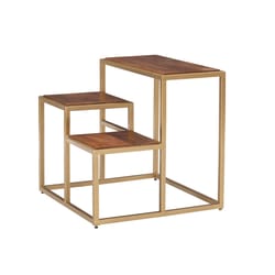 Linon Home Decor Culver Modern 24 in. W X 24 in. L Square End/Side Table