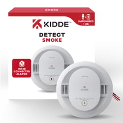 Kidde Detect Hard-Wired w/Battery Back-up Photoelectric Smoke Detector 1 pk