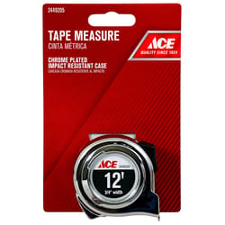 Ace 12 ft. L X 0.75 in. W Tape Measure 1 pk