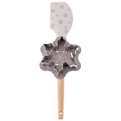 Karma Multicolored Metal/Silicone/Wood Spatula and Cookie Cutter Set