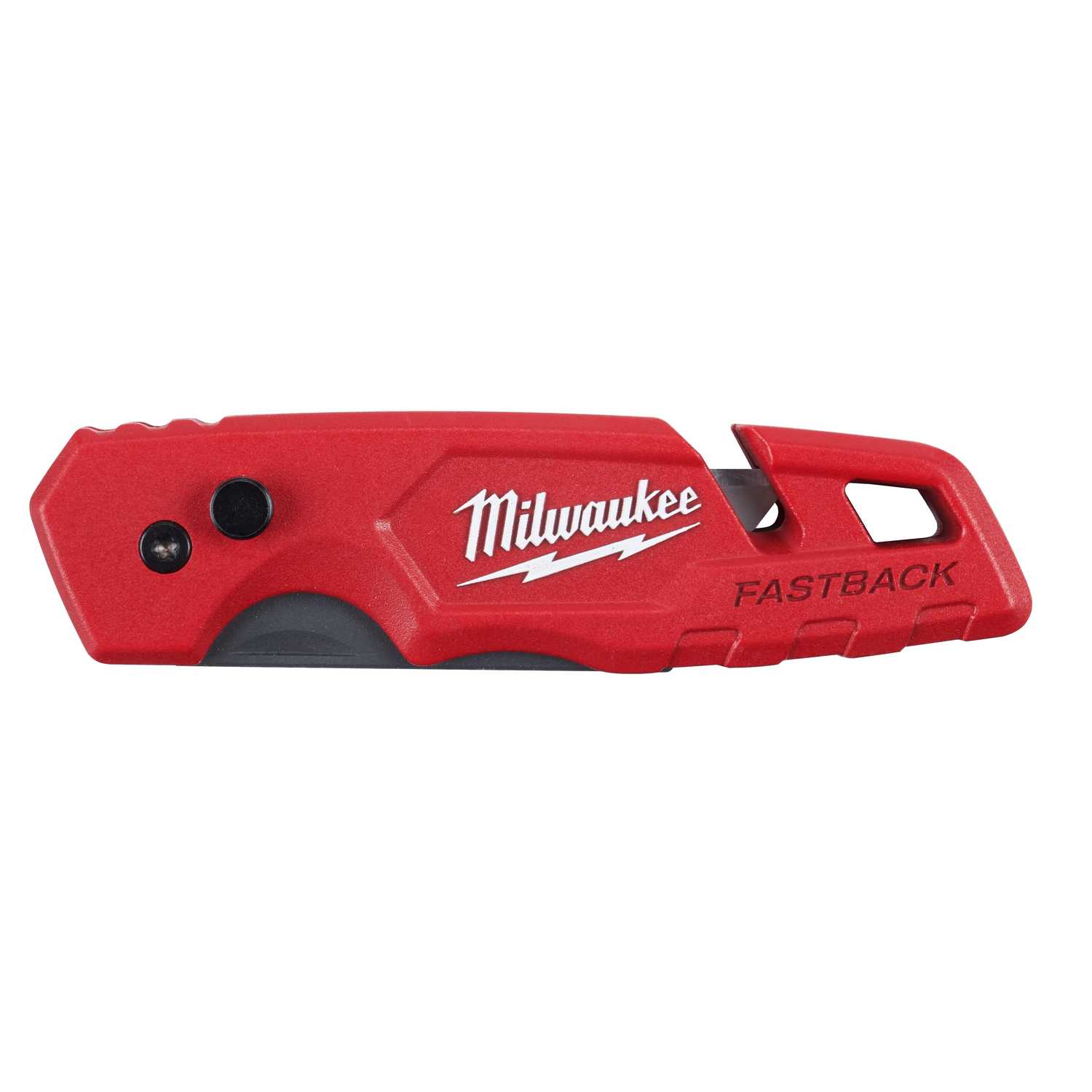 Milwaukee Fastback 63/4 in. Press and Flip Utility Knife Red 1 pk Ace Hardware