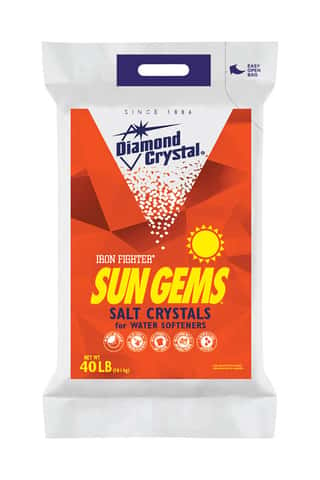 Diamond Crystal Water Softener Salt Pellets, White - 40 lb bag