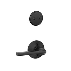 Schlage F Series Matte Black Zinc Handleset