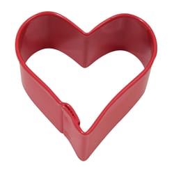 R&M International Corp International Corp 2 in. W X 2 in. L Mini Heart Cookie Cutter Red 1 pc