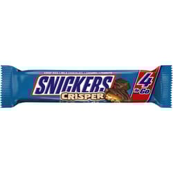 Snickers 4 To Go Crisper Milk Chocolate Candy Bar 2.83 oz