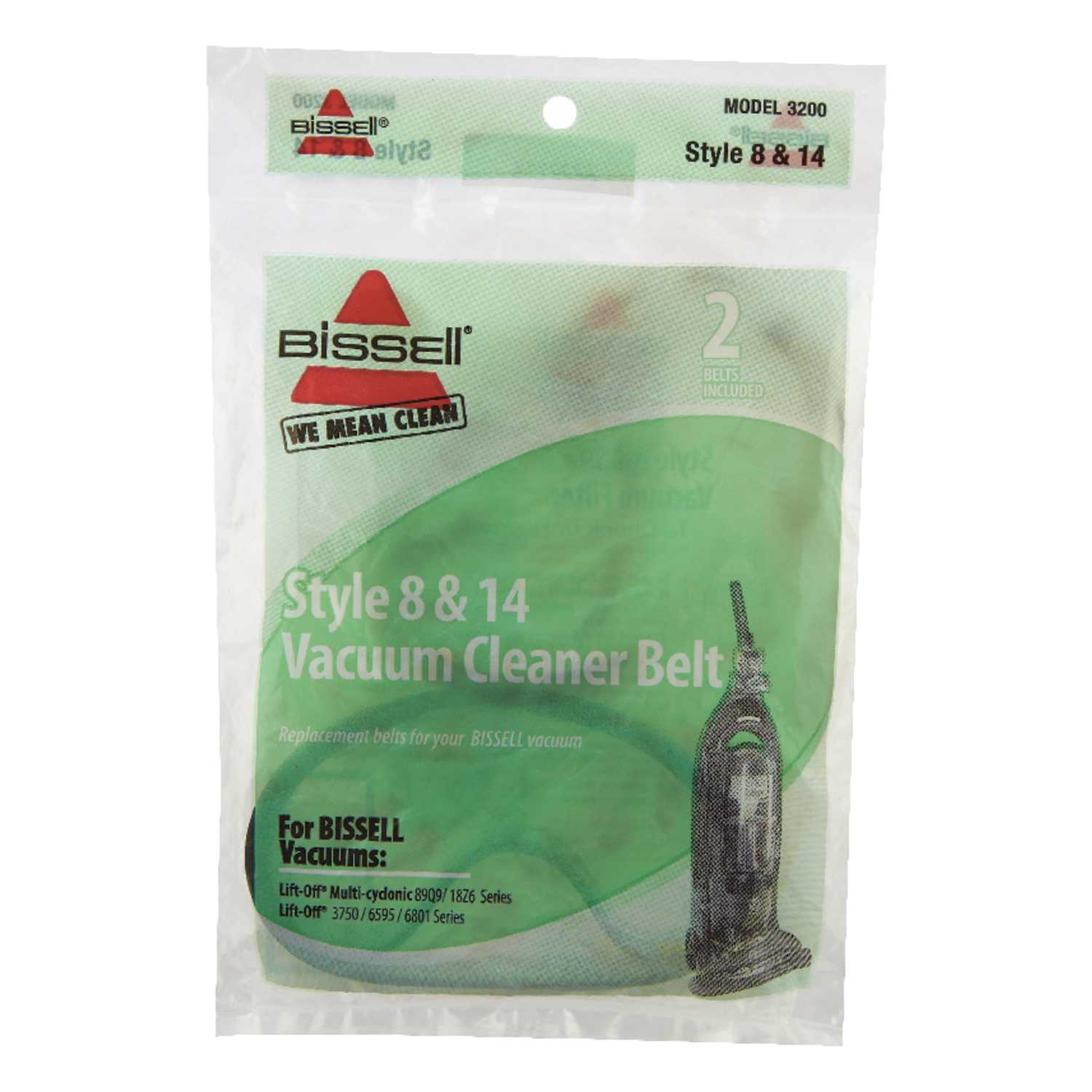 Bissell Vacuum Belt For Upright Vacuums 2 pk Ace Hardware